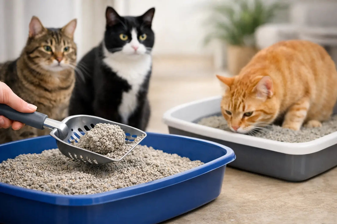 Kattenbakvulling voor meerdere katten kiezen