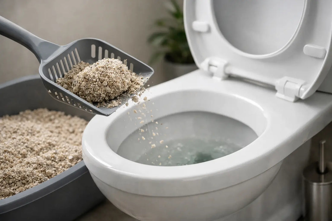 Kattenbakvulling doorspoelbaar: slim of niet?